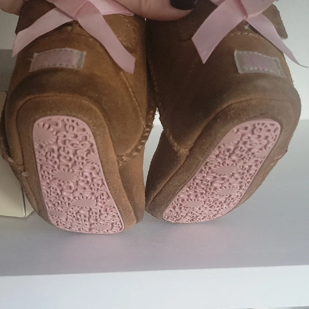 UGG Kids Chestnut Brown Sheepskin Boots
